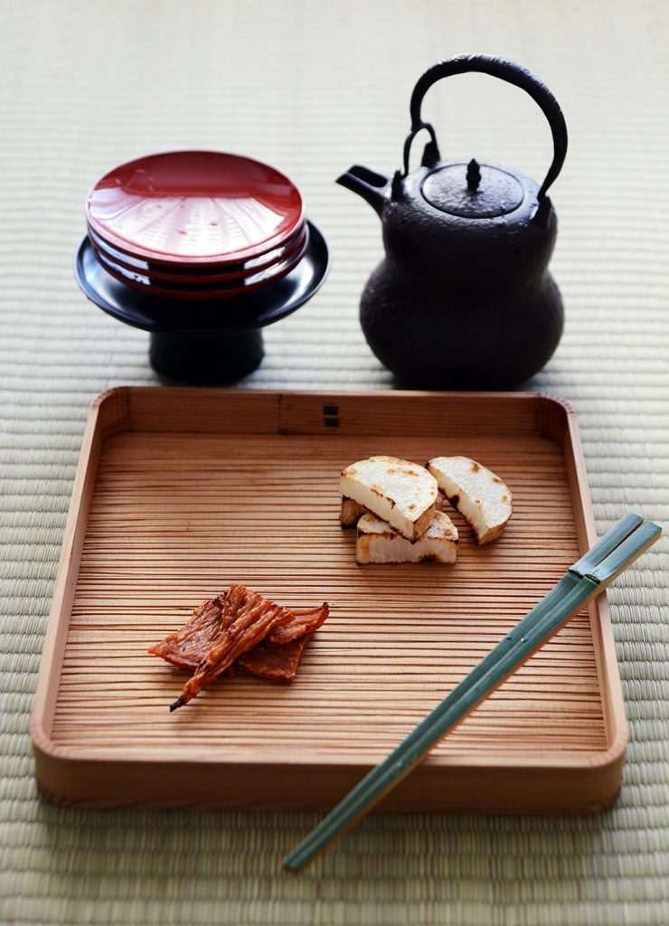 茶の湯の懐石の八寸